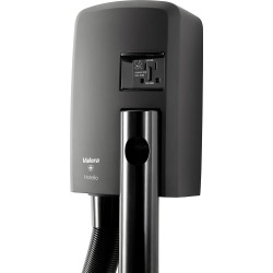Wall mounted hairdryer with hose Hotello Super AC Shaver Matt-black